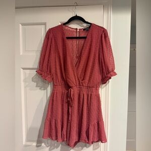Dusty Rose Midi Romper